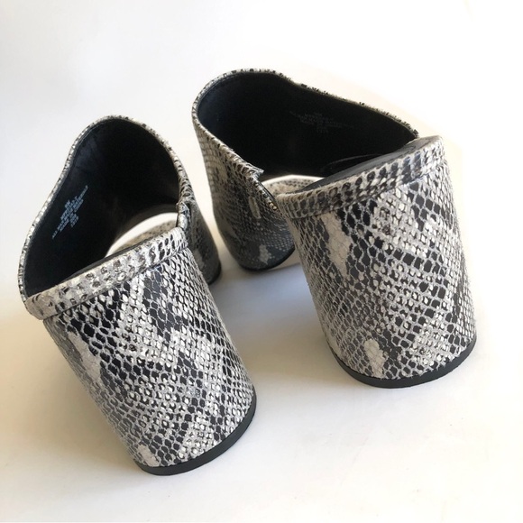 Marc Fisher Resa Snakeprint Block Heel Mule - Picture 8 of 12